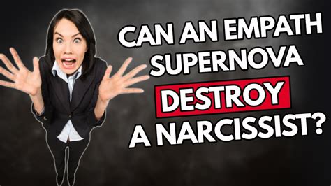 Can An Empath Supernova Destroy A Narcissist YouTube