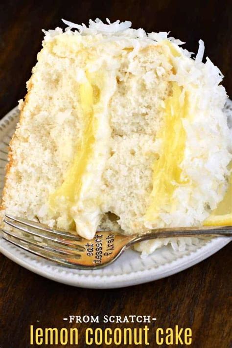 Lemon Coconut Cake Recipe Shugary Sweets