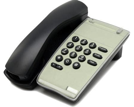 Nec Dtr Single Line Phone Black