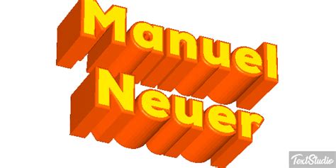 Manuel Neuer Celebrity Animated  Logo Designs