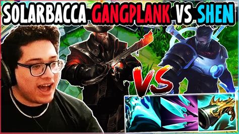 Solarbacca Gangplank Vs Shen Top Na Grandmaster Patch 14 5 Youtube