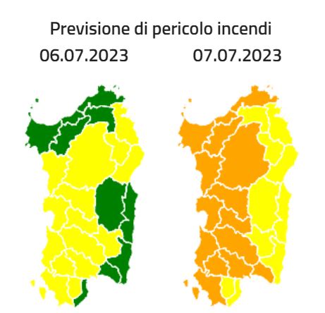 Venerd Luglio Allerta Arancione Per Pericolo Incendi Comune Di