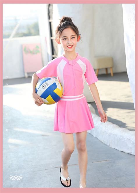 chiao Babe 俏寶貝 韓系兒童荷葉邊純色連體式泳裝 PChome 24h購物