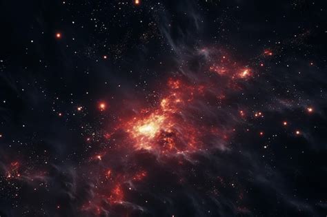 Premium AI Image Abstract Starfield Background With Cosmic Elements