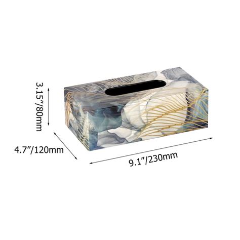 Modern Rectangular Tissue Box Decor Tissue Cover Homary UK