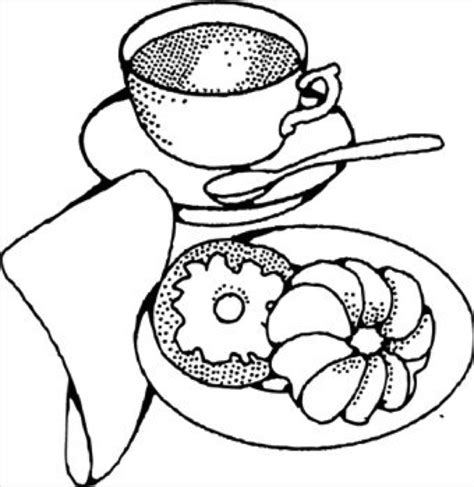 Free Breakfast Black And White Clipart, Download Free Breakfast Black ...