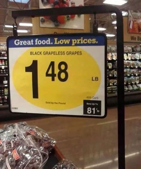 117 Hilarious Supermarket Fails | You had one job, Funny signs, One job