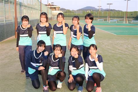 女子テニス部 団体戦4位になりました全国選抜高校テニス大会岡山県予選 倉敷青陵高等学校