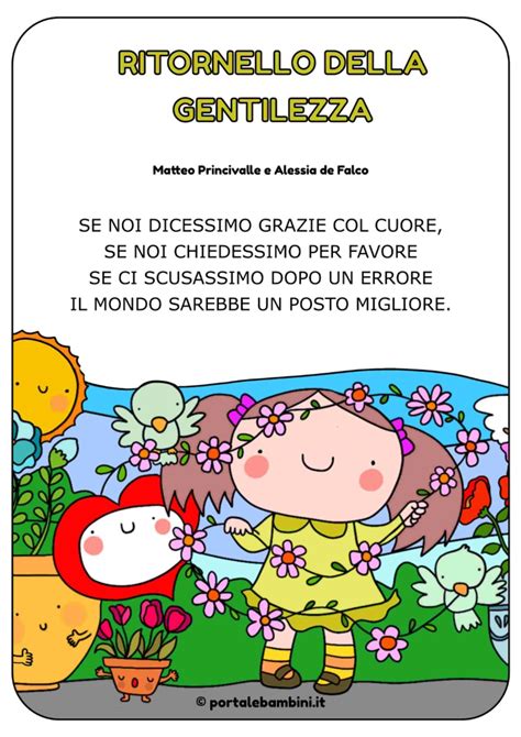 Poesie E Filastrocche Sulla Gentilezza Portalebambini It