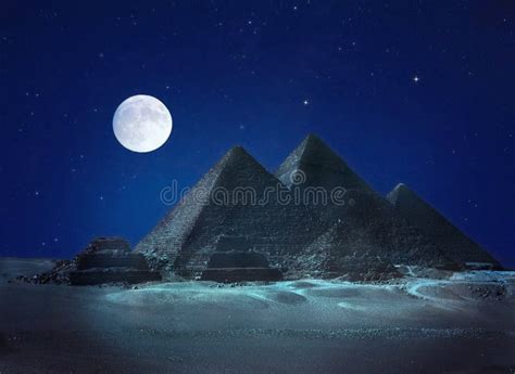 Pyramids Night Sky Stock Photos Free Royalty Free Stock Photos