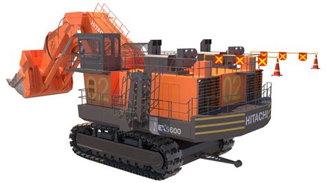 Hitachi Ex5600 3d Model Cgtrader