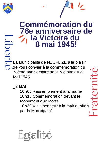 Actualités Cérémonie du 8 Mai 1945 10h Actualité illiwap de