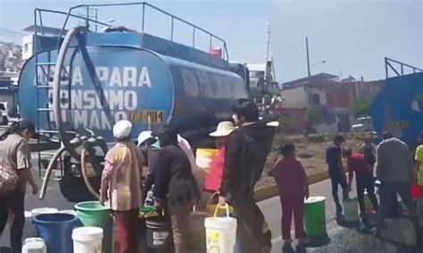 Arequipa Cuatro Distritos Sin Agua Potable