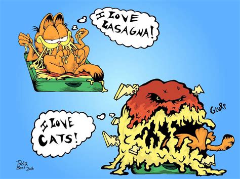 Garfield Lasagna by Pastaboss on DeviantArt