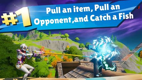 Pull An Item Pull An Opponent And Catch A Fish Using A Harpoon Gun