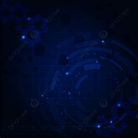 Blue Tech Background Vector Illustration For Your Design Space