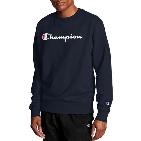 Champion Mens And Big Mens Powerblend Logo Crewneck Sweatshirt Up To