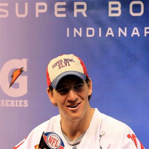 New York Giants Qb Eli Manning At Super Bowl 46 Xlvi Media Day Eli