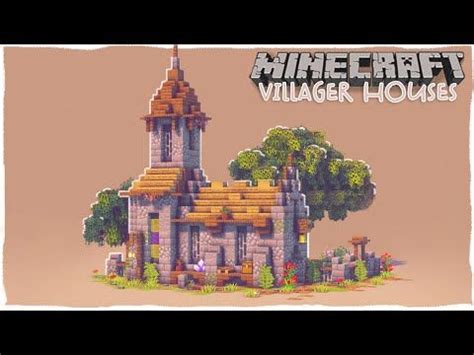 Minecraft : How to Build a Cleric House ( Small Church ) For a Village ...