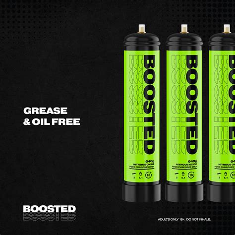 Boosted Premium Whipped Cream Charger G L Food Grade Nitrous