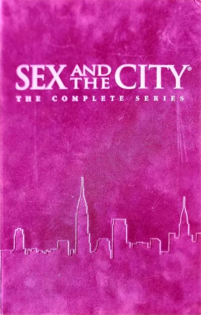 Sex And The City Complete Series Disc Dvd Set In Pink Velvet Case