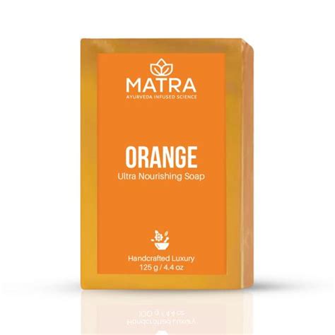 Matra Orange Handmade Soap With Bergamot 125 G Jiomart