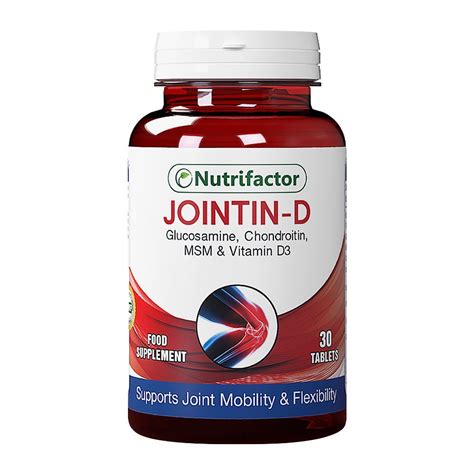 Buy Nutrifactor Jointin-D MSM & Vitamin D3 Bone & Joint Health Food ...