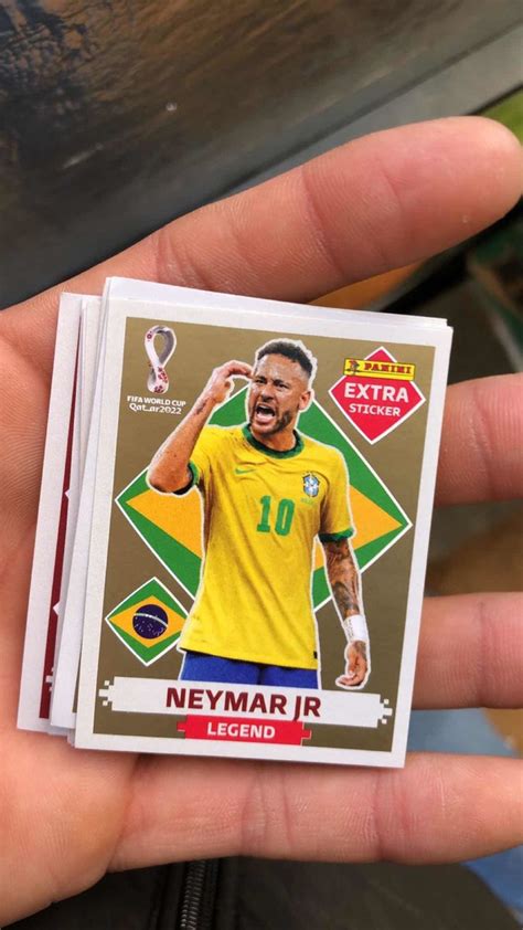 Figurinha Neymar Lendária Legend Gold Copa Do Mundo 2022 Parcelamento