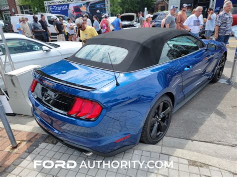 2022 Ford Mustang Convertible With Black Accent Package Live Gallery