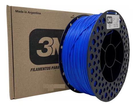 Filamento Pla N Mm Kg Macrotec Color Azul Cuotas Sin Inter S