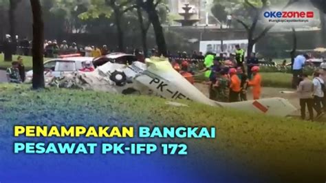 Melihat Suasana Lokasi Jatuhnya Pesawat PK IFP 172 Di BSD Tangerang