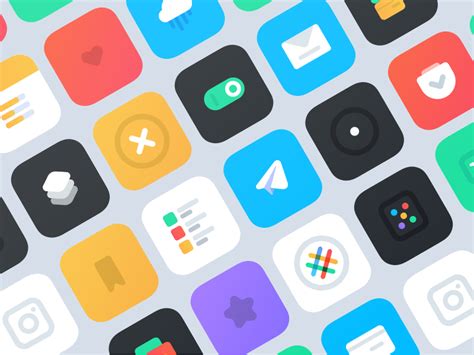 icon pack for iOS 10 by Haya on Dribbble