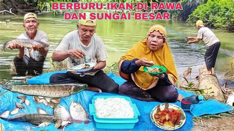 Berburu Ikan Di Rawa Dan Sungai Besar Youtube