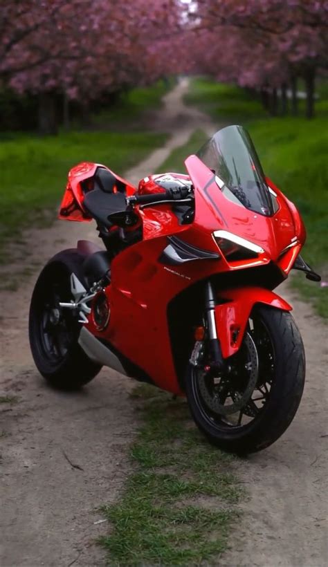 Red bike HD wallpaper for iPhone user | Super bikes, Bike, Dirt bike girl