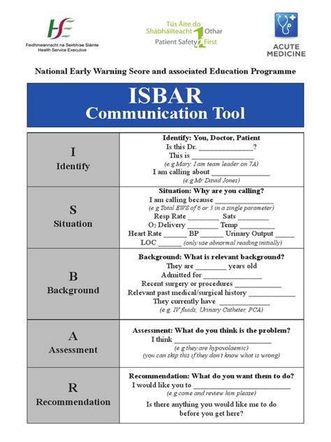 Isbar: Communication Tool