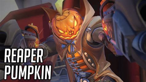 Reaper Pumpkin Skin Showcase Overwatch 2 Youtube