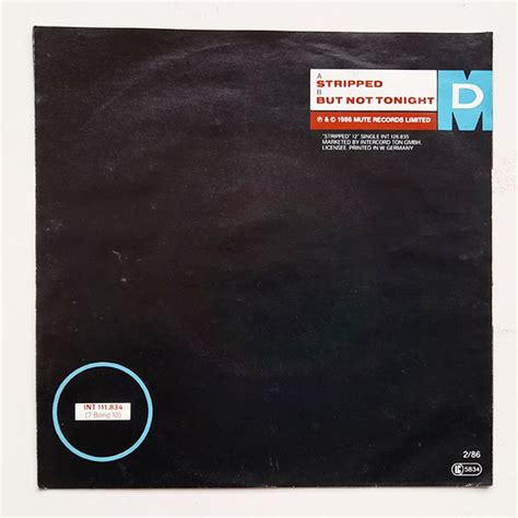 Depeche Mode Stripped Vinyl Shop Cz