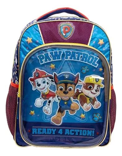 Mochila Escolar Grande Primaria Ruz Niño Paw Patrol 174589 Coleccion