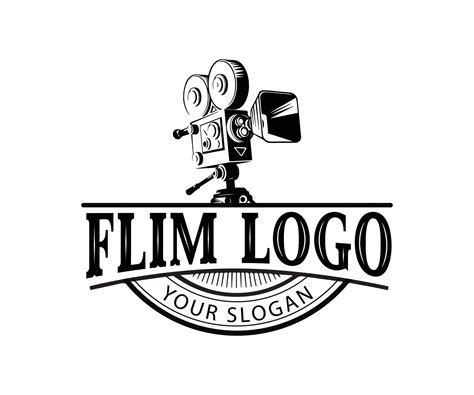 Vintage film production camera roll logo 18842170 Vector Art at Vecteezy