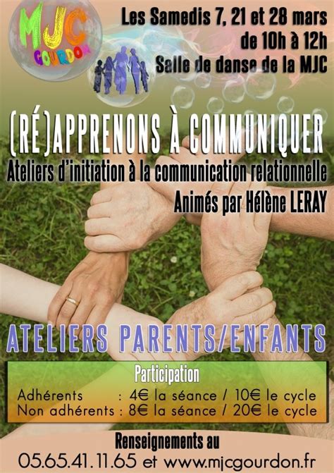 Ateliers Parents Enfants La Communication Relationnelle Mjc