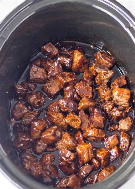 Slow Cooker Honey Garlic Steak Bites My Incredible Recipes Recipe