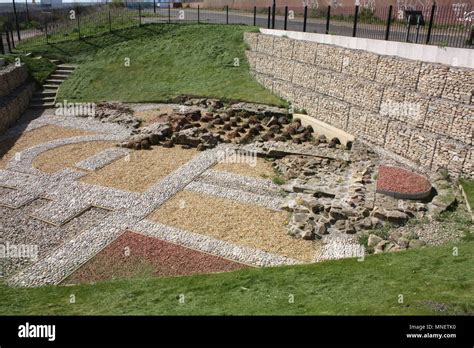 The Roman Baths At Segedunum Roman Fort At Wallsend Newcastle Upon