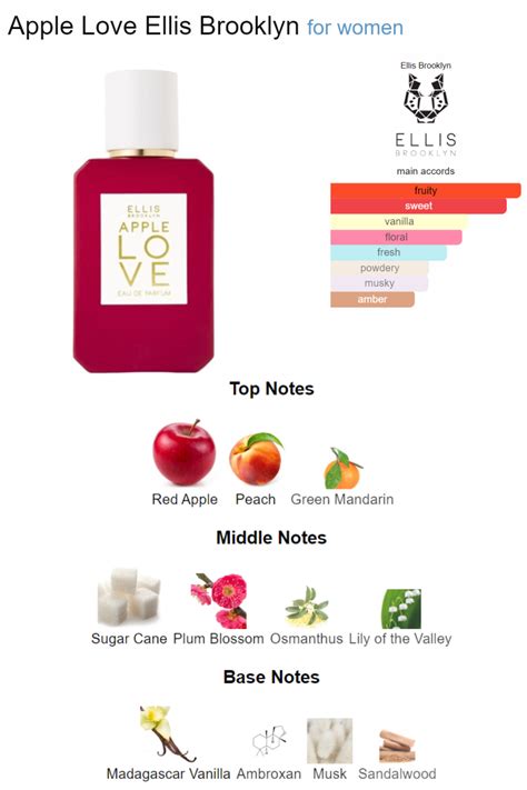 Apple Love Ellis Brooklyn In 2024 Perfume Scents Seductive Perfume Diy Perfume