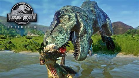 Jurassic World Evolution T Rex Spinosaurus Hunting Herbivores In