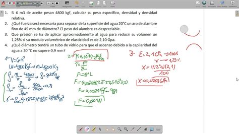 Aux Particular Er Examen Mecanica De Fluidos E Youtube