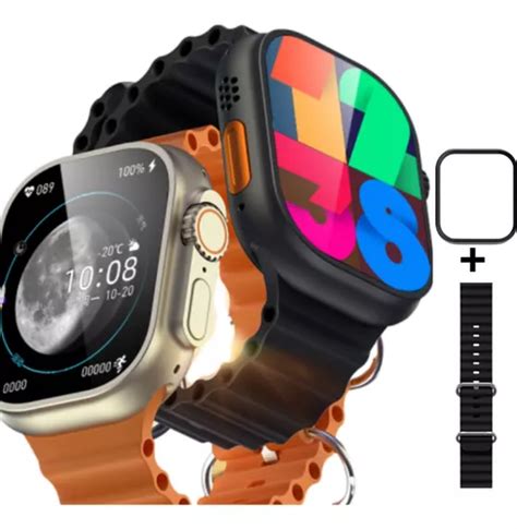 Smartwatch Hw Ultra Max Tela Amoled Gps Nfc Corrida Serie Frete Gr Tis