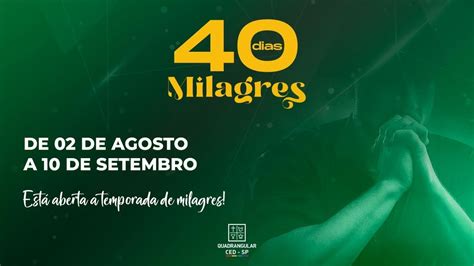 Campanha 40 Dias De Milagres 2023 YouTube