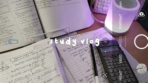 Study Vlog Productive Days In My Life As A Student Preparing For