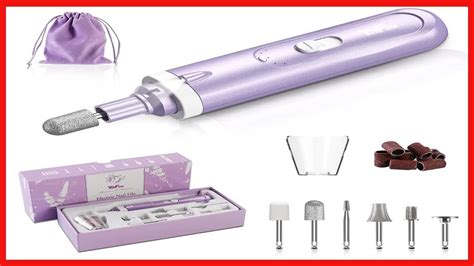 YaFex Electric Nail File Manicure Pedicure Cordless Rechargeable Nail