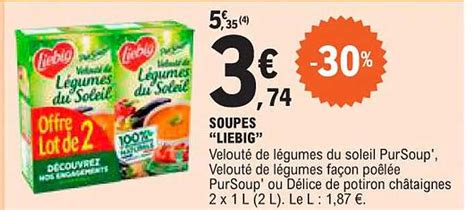 Promo Soupes Liebig Chez E Leclerc ICatalogue Fr